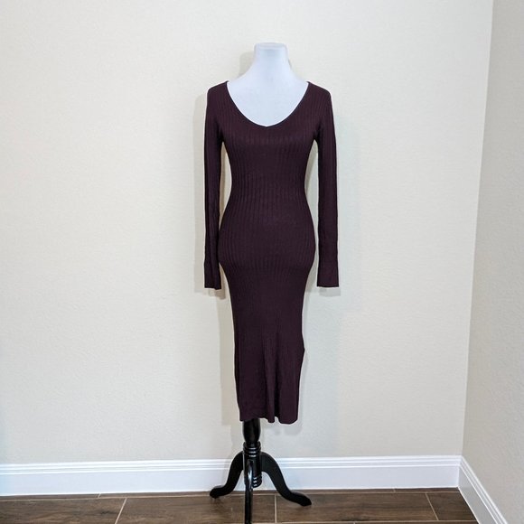 NWT Sofia Vergara Back Detail Column Midi Dress - Picture 3 of 8
